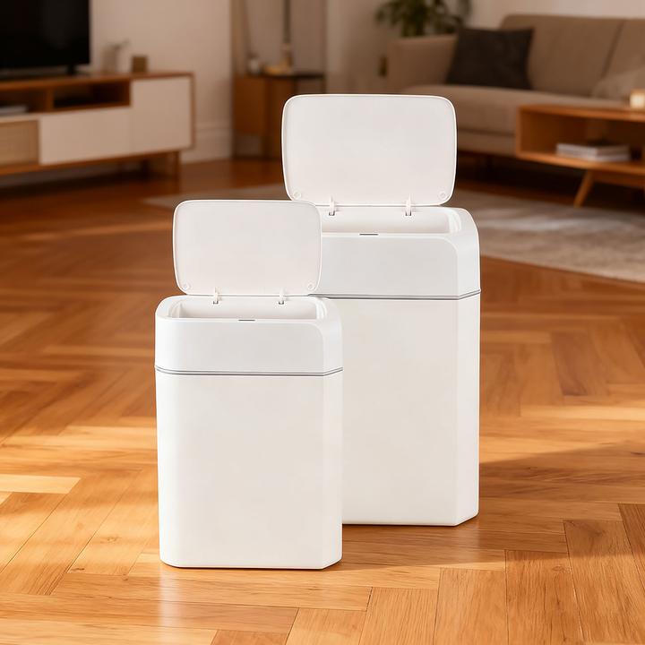 Image du produit Ideoon Premium Sensor Set de poubelles, 12L & 16L, Poubelle automatique avec capteur de mouvement (12 l)