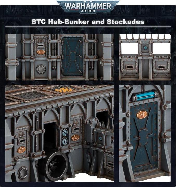 Immagine prodotto Games Workshop Battlezone: Fronteris - Hab-Bunker STC e magazzini di stoccaggio (Materiale sintetico)