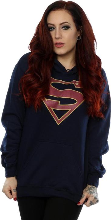 Immagine prodotto Supergirl Logo Felpa con Cappuccio Donna (XXL)