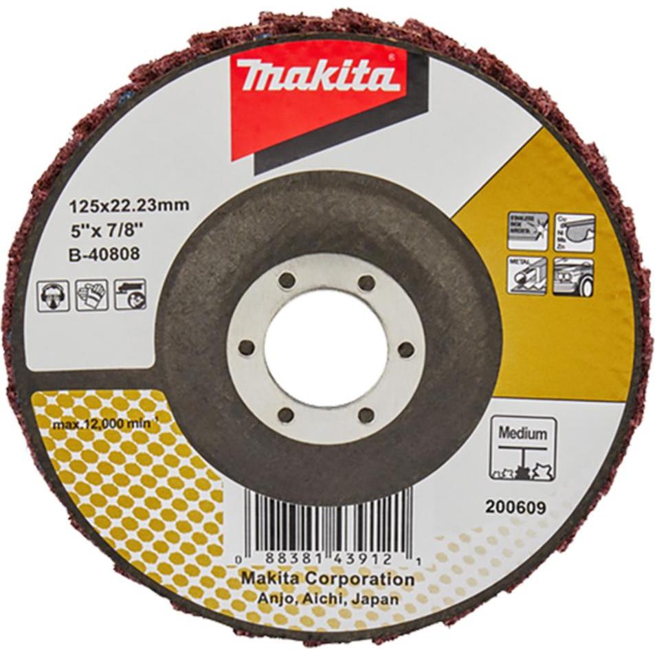 Makita Fächerscheibe 125/22,23 für Flächenbearbeitung (60 - 80) (B-40808)