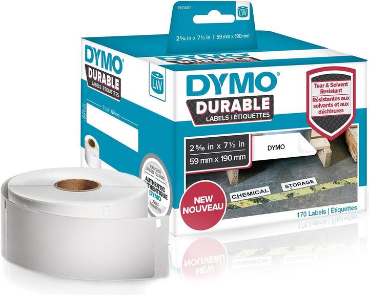 Produktbild Dymo LabelWriter Hochleistungs-Etiketten (19 cm)