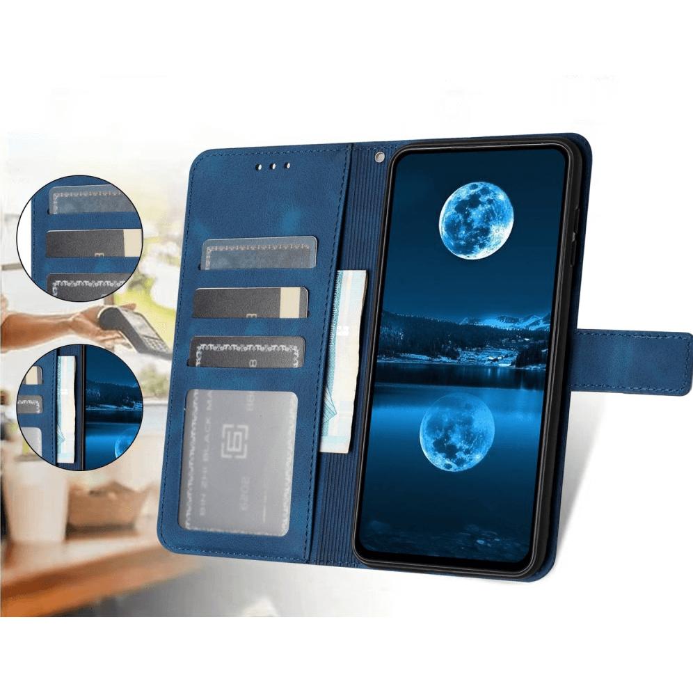 Thumbnail - Cover-Discount Galaxy S25 / S24 – Wildleder Look Etui im Vintage Design (Samsung Galaxy S25, Samsung Galaxy S24), Smartp...