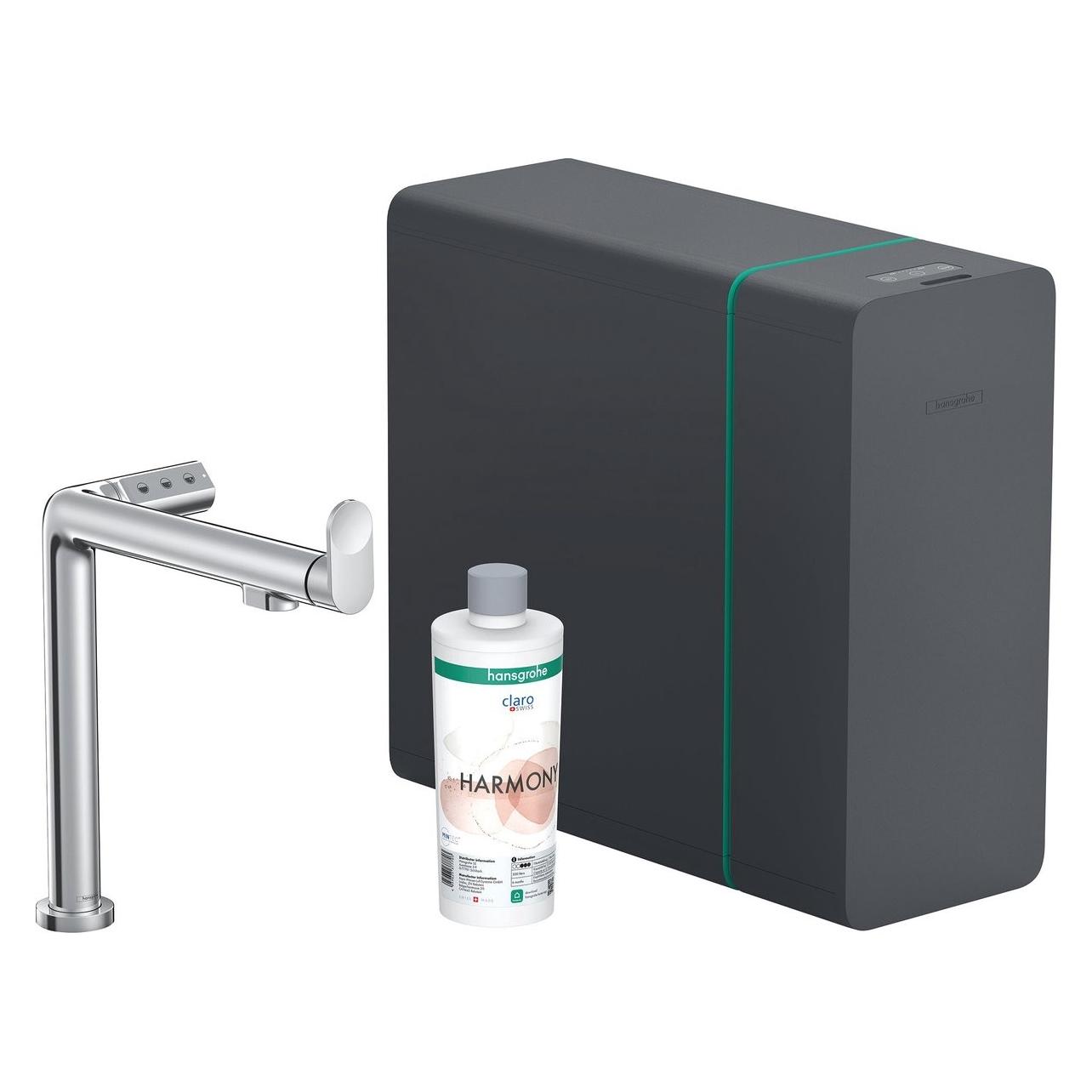 Hansgrohe, Keukenkranen, Aqittura M91 - Keukenkraan, Sodasystem, Sbox, Chroom