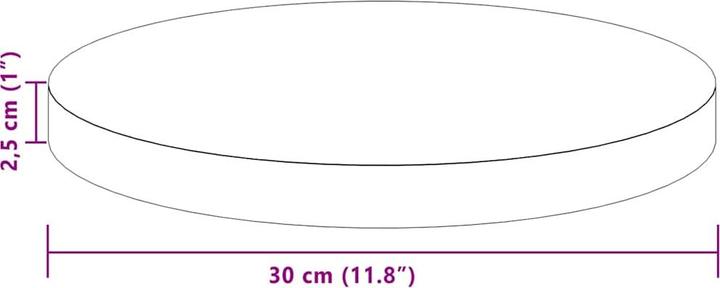 Produktbild vidaXL Moderne Möbel (30 x 30 x 2.5 cm)