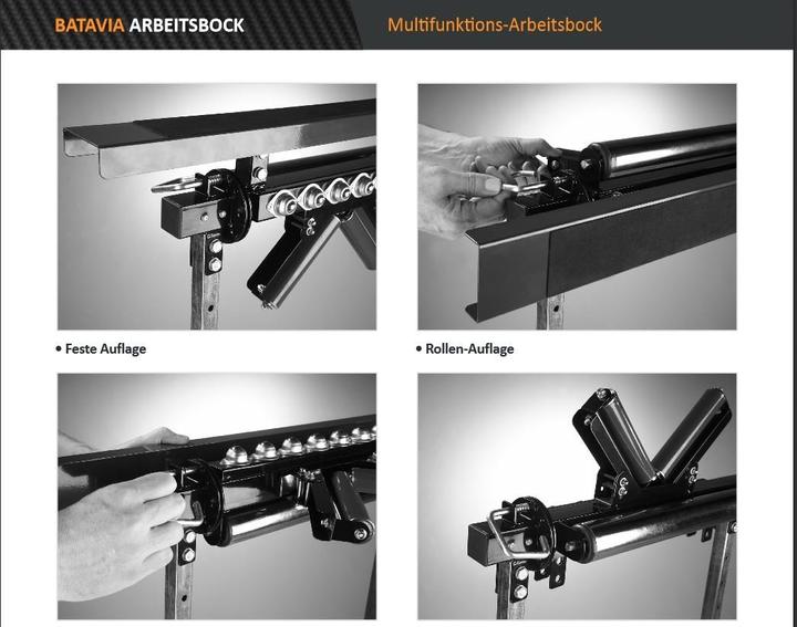 Produktbild Batavia Multifunktions Arbeitsbock (67 cm, 54 cm)