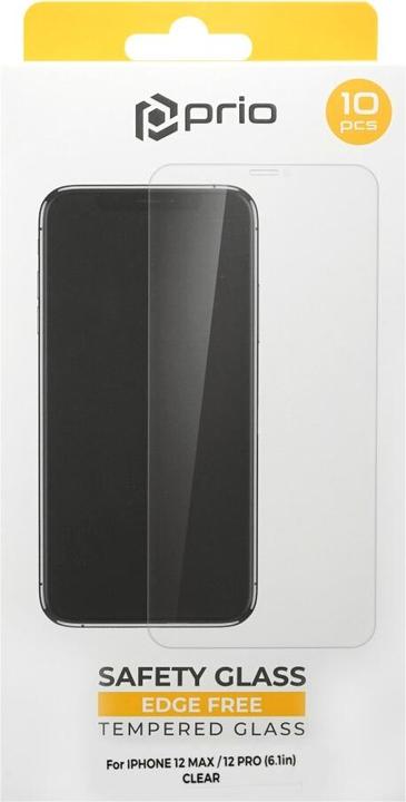 Produktbild prio 10x Displayschutzglas für iPhone 12/12 Pro transparent (10 Stück, Apple iPhone 12 Pro)