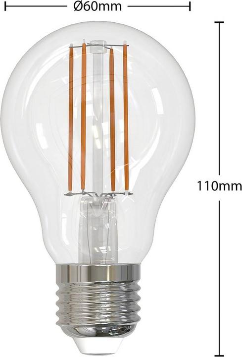 Produktbild Arcchio LED-Lampe E27 6W 2.700K Filament, dimmbar, klar (E27, 6 W, 770 lm, 1 x, E)