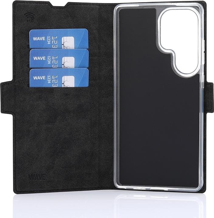 Produktbild Wave Book Case, black (Samsung Galaxy S25 Ultra)
