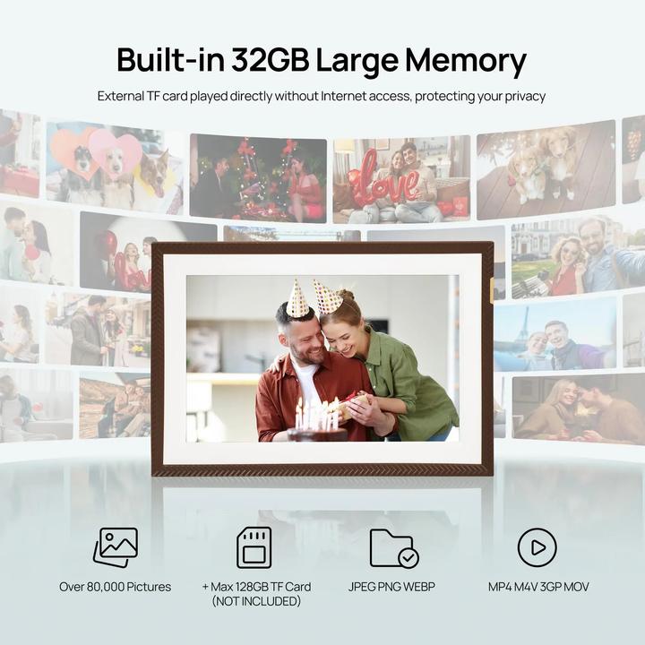 Image du produit Arzopa P101W Cadre photo numérique 10 pouces (10.10")