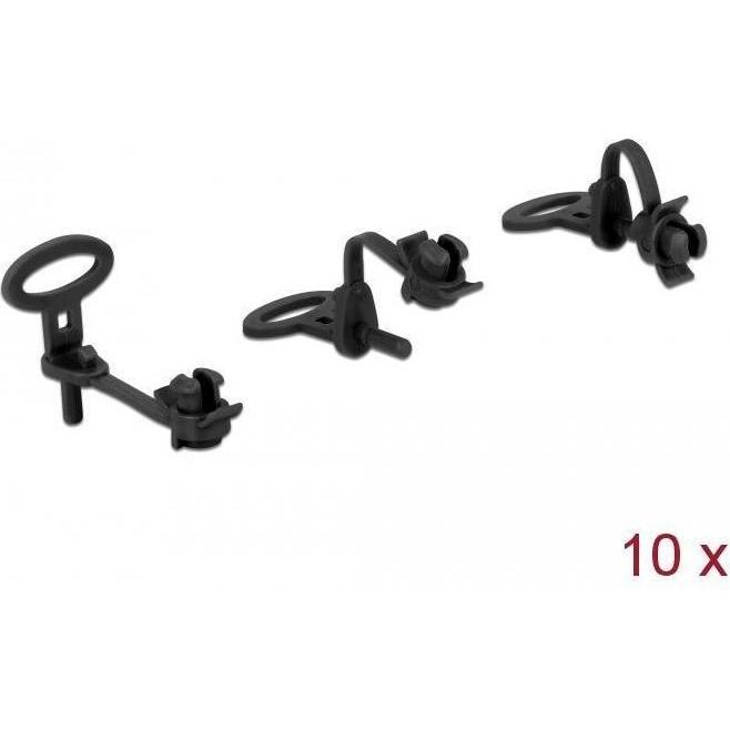 Delock Spacer for PCB - M.2 Modulspacer - Schwarz (Packung mit 10), Netzwerk Zubehör