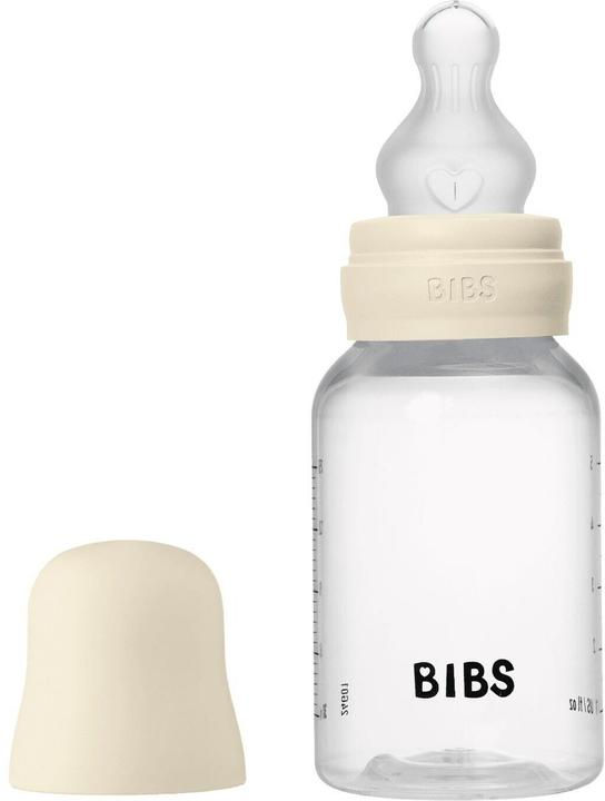 Actual product image Bibs Anti Colic Bottle Silicone 150 ml Slow Flow Ivory (150 ml)