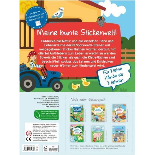 Thumbnail - Ars Edition, Sticker, Stickerheft, Bilderlexikon - Tiere