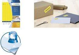 Produktbild HERMA Farbige Etiketten A4 ablösbar