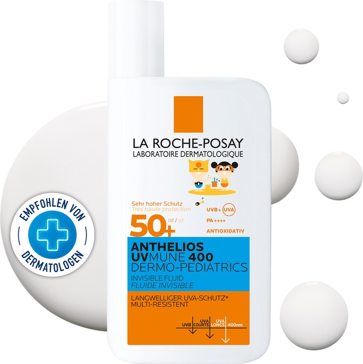Produktbild La Roche Posay Kids Invisible Fluid UVMune (Sonnenlotion, SPF 50+, 50 ml, 73 g)