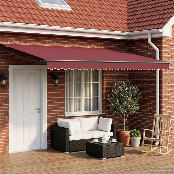 Actual product image vidaXL Einziehbare Markise (2 m)