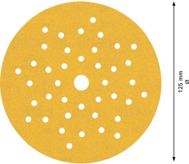 Image du produit Bosch Professional Zubehör Papier abrasif Expert C470 à trous multiples pour ponceuse excentrique, 125 mm, G 240, 5 pces. (240)