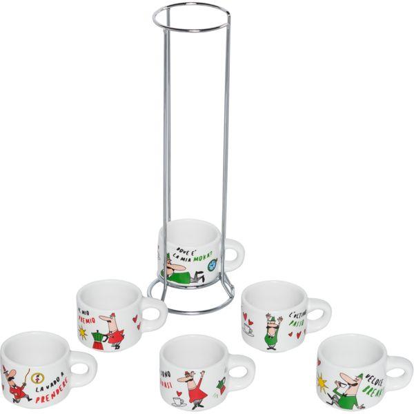 Image du produit Bialetti Set de 6 tasses à espresso (65 ml, 6x)