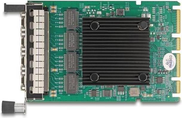 Actual product image Delock OCP 3.0 card to 4 x RJ45 Gigabit LAN (Ethernet)