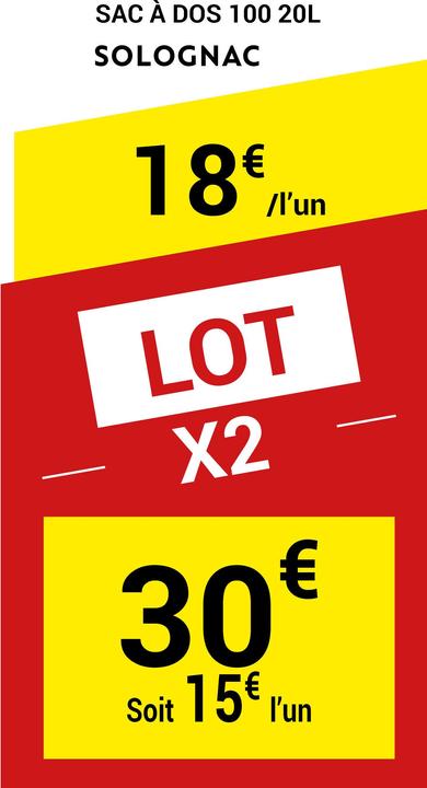 Actual product image Solognac 100 (20 l)