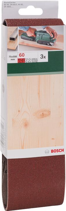 Image du produit Bosch Zubehör Bande abrasive grain 60 (L x l) (60)