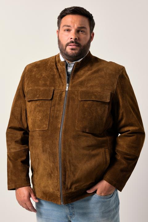 Produktbild Men+ Lederjacke, Leder, bestes Rindleder, viele Taschen, bis 7 XL (XL)