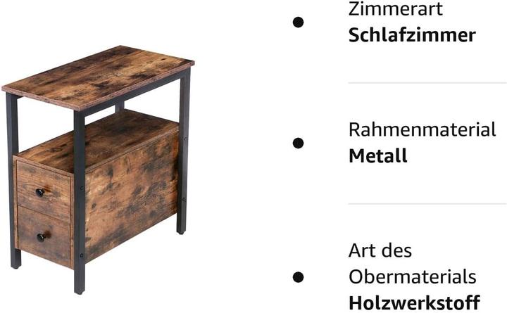 Produktbild Hoobro EBF548BZ01G2 Nachttisch (48 x 30 x 61.50 cm)