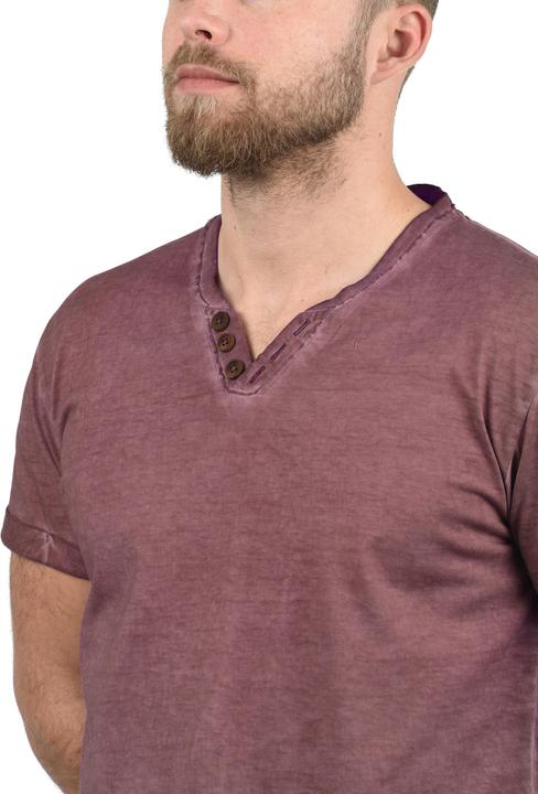 Immagine prodotto Solid Tino T-Shirt A Maniche Corte Maglietta Da Uomo Con Collo A V In Cotone 100% (M)