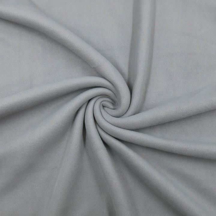 Actual product image Stoffrestposten Premium Fleece - Grey - Minimum quantity: 1 metre