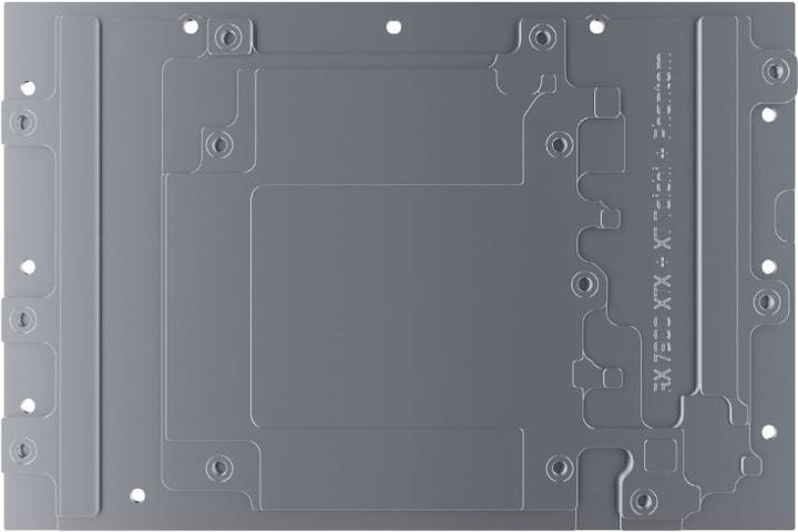 Actual product image Alphacool Ice block Aurora Acrylic RX 7900XTX/XT Taichi/Phantom with backplate