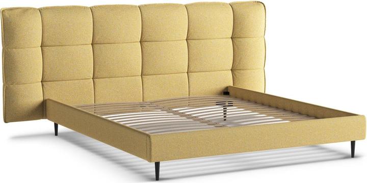 Actual product image Micadoni Storage Bed With Headboard, "Eric", Sunflower Melange, 220x270x114 Made in Europe (180 x 200 cm)