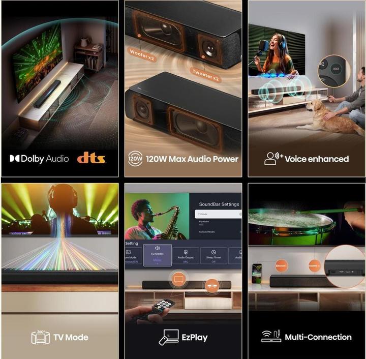 Image du produit Hisense HS1000 (120 W, 2.0 Canal)