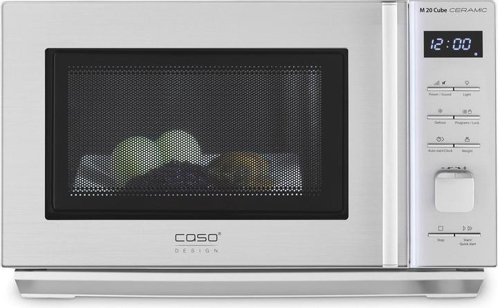 Produktbild Caso Mikrowelle M 20 Cube Ceramic, Silber (20 l)