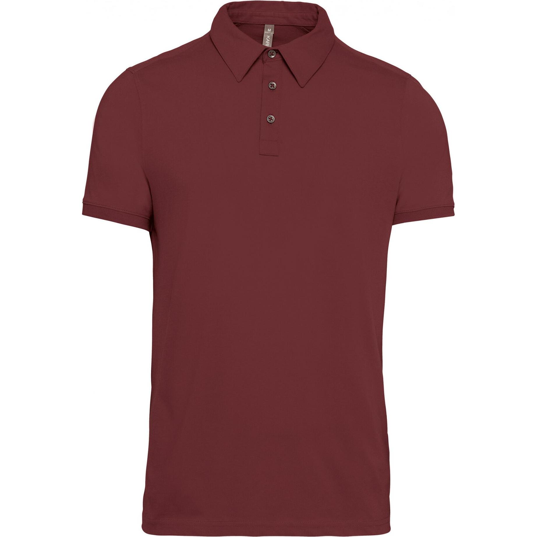 Kariban, Herren, Shirt, Jersey-Poloshirt, Rot, (XXL)
