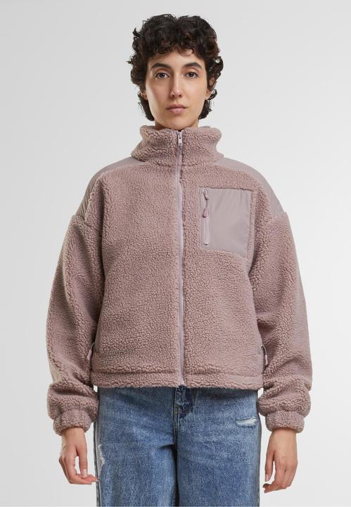 Actual product image Urban Classics Ladies Sherpa Mix Jacket - 117655 (L)