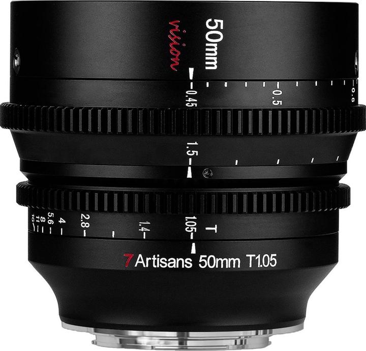 7artisans Vaste brandpuntsafstand 50 mm T1.05 (Fujifilm X, APS-C / DX)