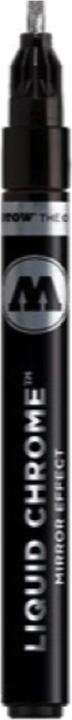 Actual product image Molotow LIQUID CHROME™ Calligraphy acrylic pencil silver 3.0 mm, 1 pc. (1x)