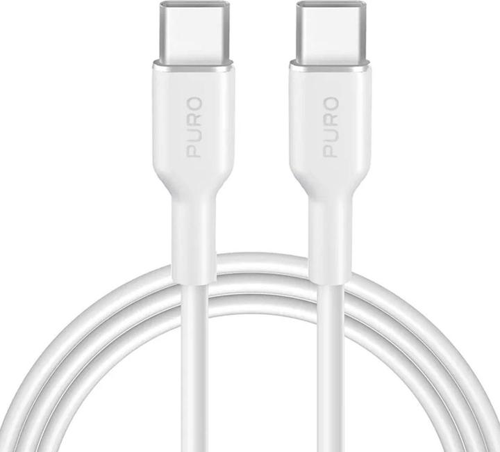 Produktbild Puro ICON Soft Cable – Kabel USB-C do USB-C 1.5 m (White) (1.50 m, 60 W)