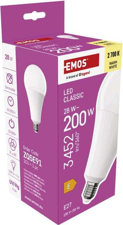 Produktbild Emos Classic (E27, 28 W, 3452 lm, 1 x, E)
