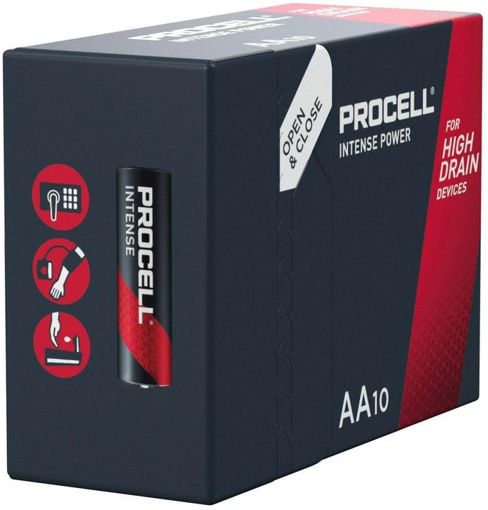 Actual product image Duracell Procell Intense Power (10 pcs., AA / LR6 / LR06 / Mignon / R6 / R14505, 3072 mAh)