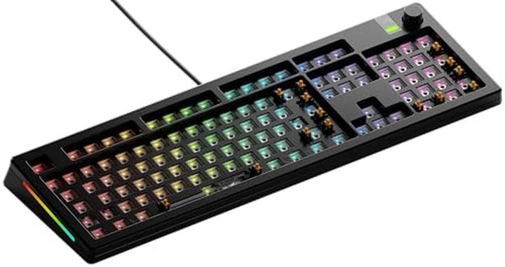 Actual product image Glorious GMMK 3 Pro 100 % custom gaming keyboard - barebone, ISO layout, black (Germany, Cable)