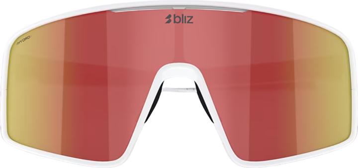 Actual product image Bliz P001 (Matt White-Brown, Red Mirror)