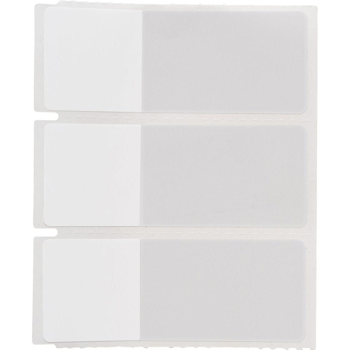 Thumbnail - Brady, Etiketten, THT-131-427-3, selbstlaminierendes Vinyl, Weiss/Transparent, 25,4 x 25,4(66,68)mm, permanent, 1-bah
