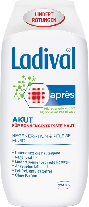 Produktbild Ladival akut après für sonnengestresste Haut - Regeneration & Pflege Fluid, 200 ml Lösung (200 ml, Gesichtsfluid)