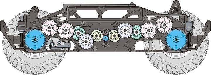 Image du produit Tamiya 1/10 R/C Ford Baja Bronco (CC-02) (Kit)