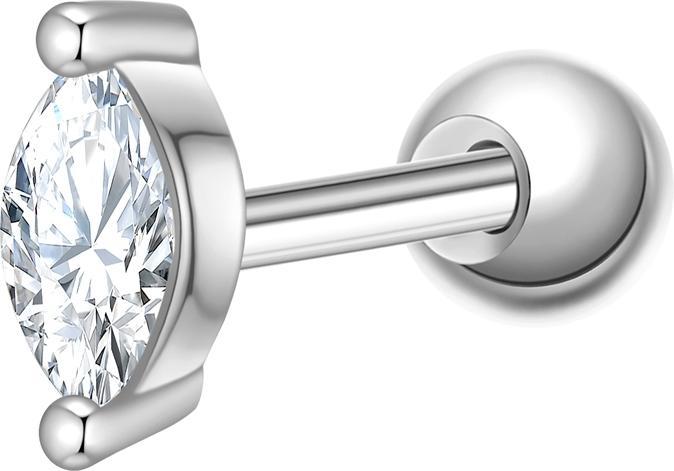 Image du produit Glanzstücke München Clous d'oreille en argent sterling pour femmes - 37394 (Argent Sterling)