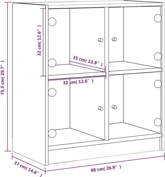 Image du produit vidaXL Joash (68 x 37 x 75.50 cm)