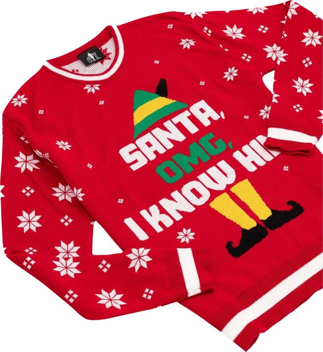 Produktbild Elf Pullover weihnachtliches Design (M)