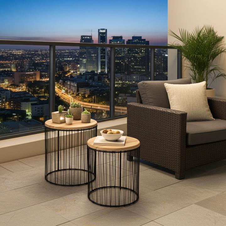 Image du produit Koopman Melo (Ø 30 x 28.5 cm, Ø 24,5 x 24,5 cm, Ø 19 x 21 cm)