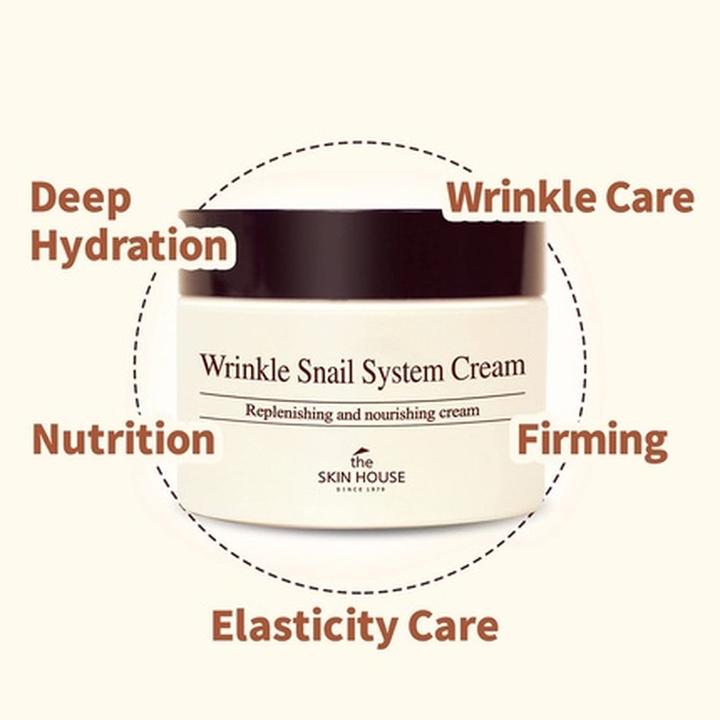 Produktbild The Skin House Falten Schnecken System Creme 50ml 1.69 fl.oz. Straffend Beseitigt Hautunreinheiten Reparieren (Tagescreme)