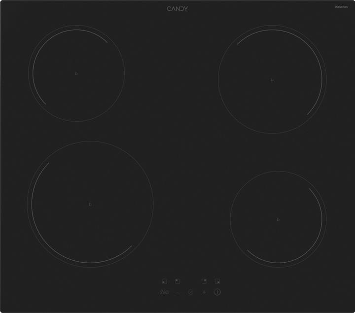 Image du produit Candy Idea CI642CBB Noir Intégré 59 cm Table de cuisson à induction 4 zone(s) (59 cm, Table de cuisson électrique)